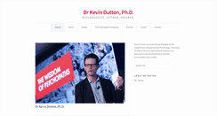 Desktop Screenshot of kevindutton.co.uk